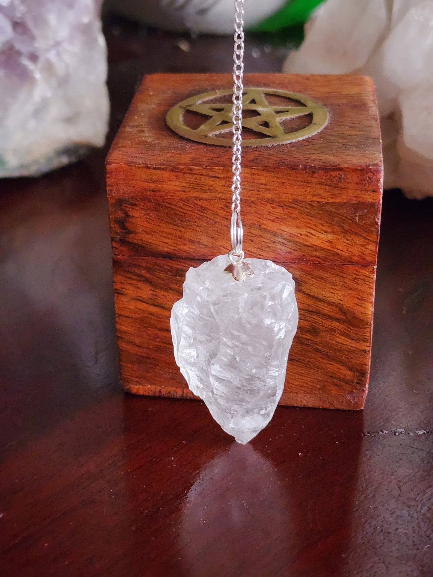 Enchanted Truth Clear Quartz Pendulum